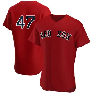 Authentic Men's Rod Beck Boston Red Sox Alternate Team Jersey - Red