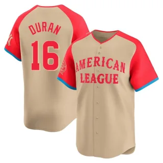 Limited Youth Jarren Duran Boston Red Sox American League 2024 All-Star Game Jersey - Cream