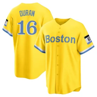 Replica Youth Jarren Duran Boston Red Sox Blue 2021 City Connect Player Jersey - Gold/Light