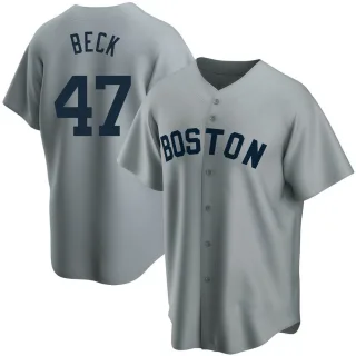 Replica Youth Rod Beck Boston Red Sox Road Cooperstown Collection Jersey - Gray
